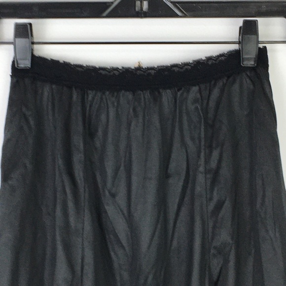 Vintage FRENCH MAID Half Slip black lace - Picture 2 of 14